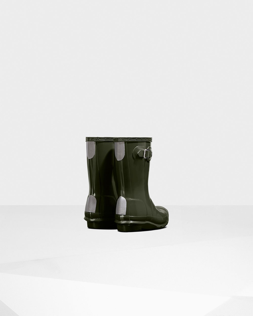 Kids Hunter Original Little Gloss - Rain Boots Dark Olive - 8926-BYQIO